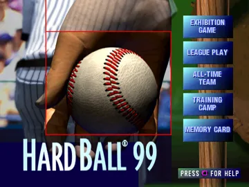 HardBall 99 (US) screen shot title